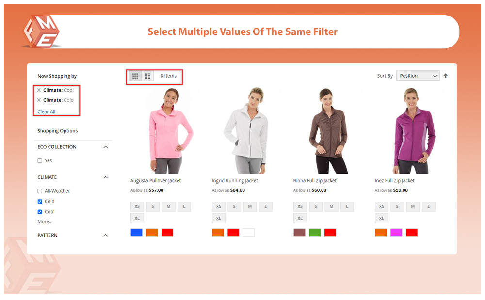 Select Multiple Values of Same Filter