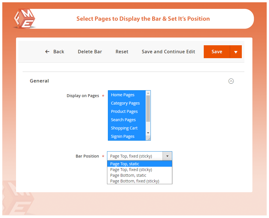 Select Free Shipping Bar Pages 