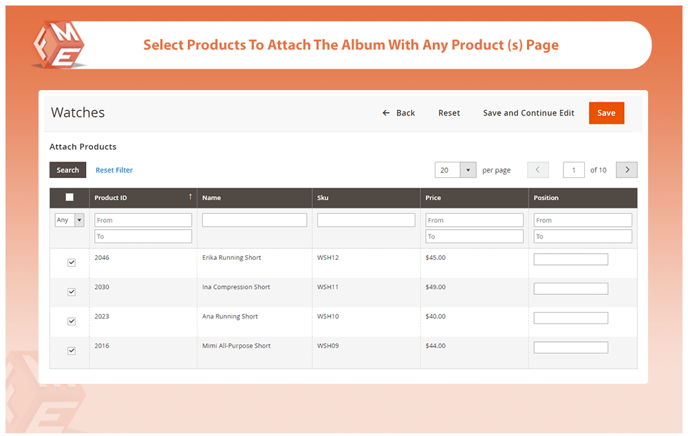 Attach to Related Products