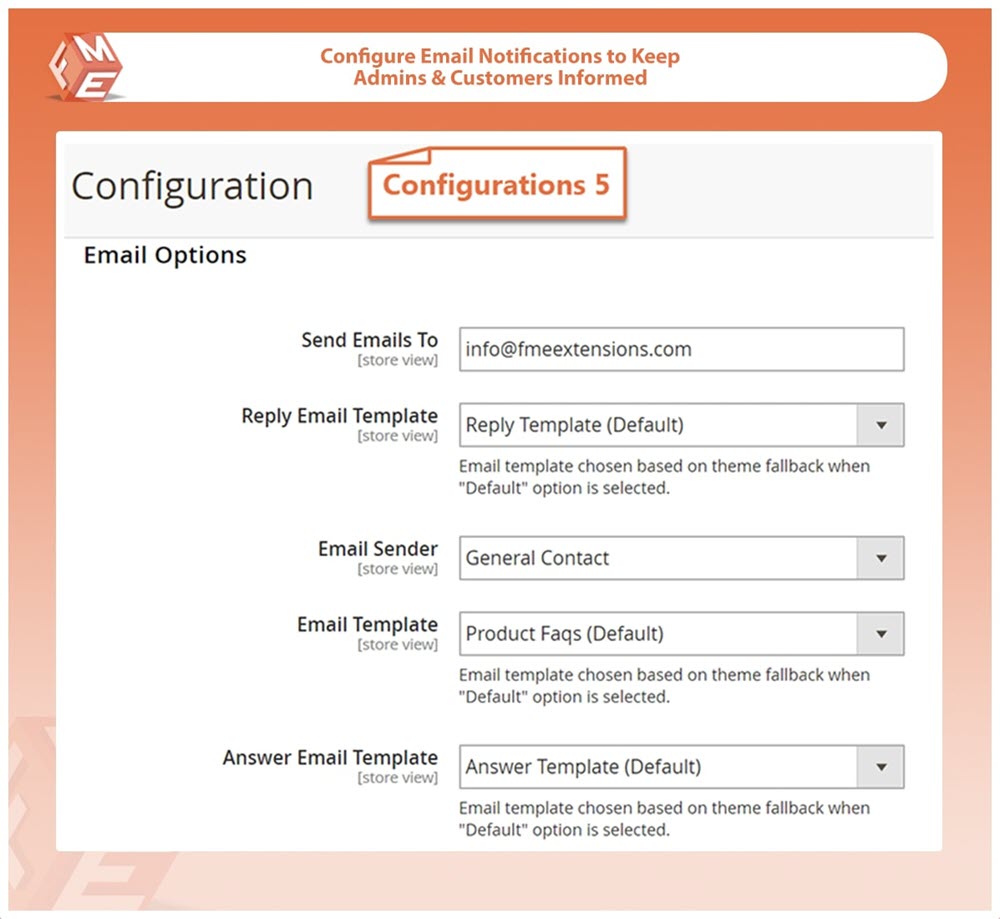Email Configurations