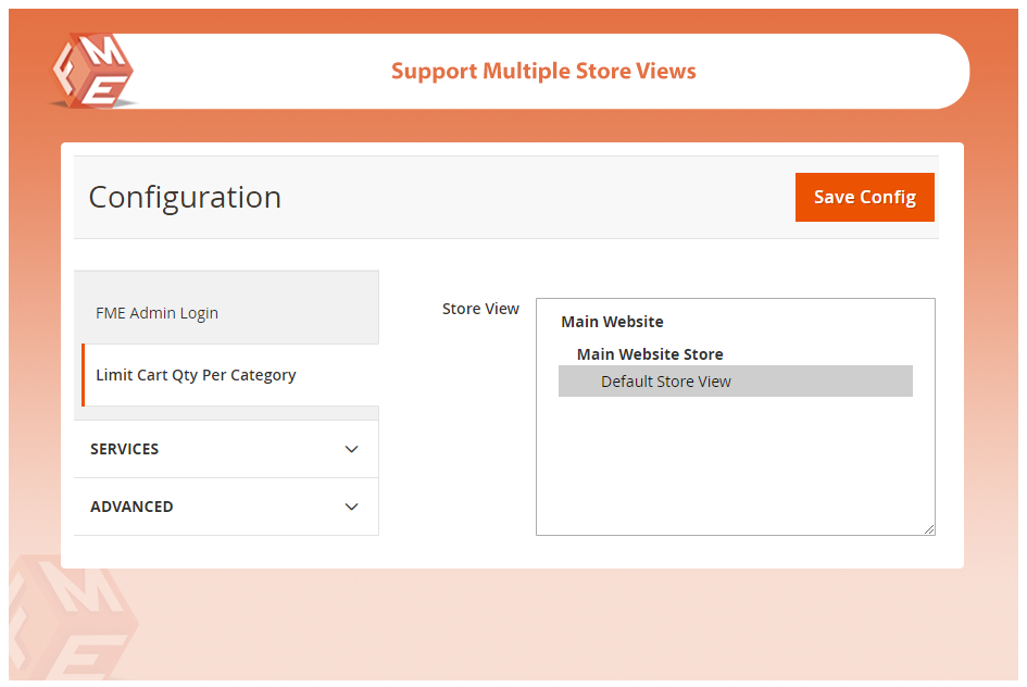 Supports Multiple Store Views