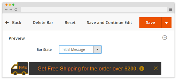 Free Shipping Bar for Magento 2